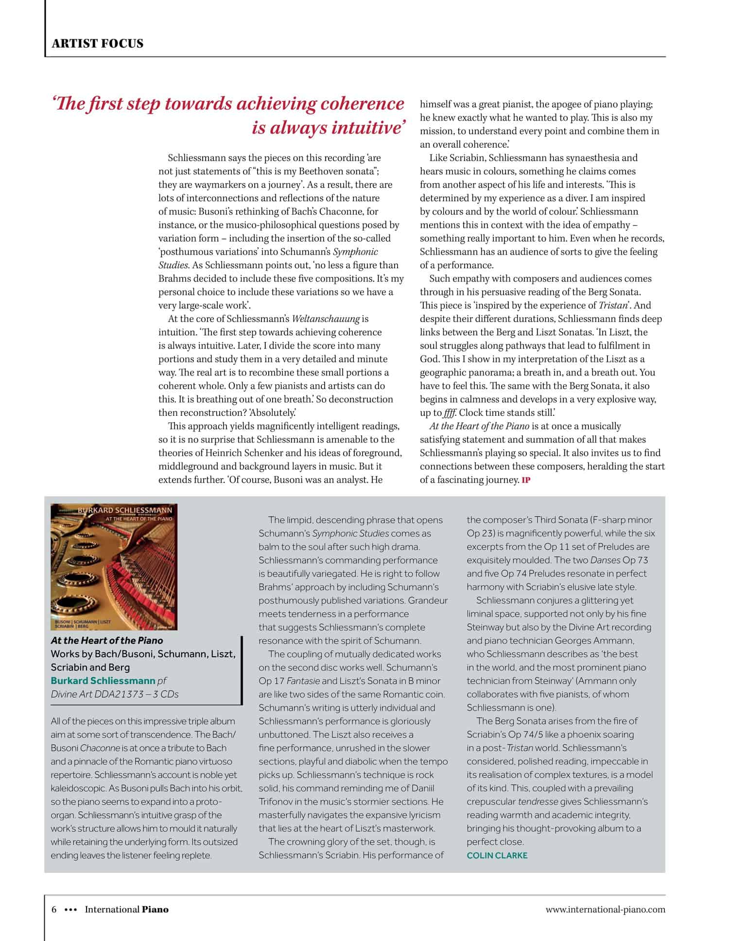 Burkard Schliessmann: Multifaceted Musician - Page 6